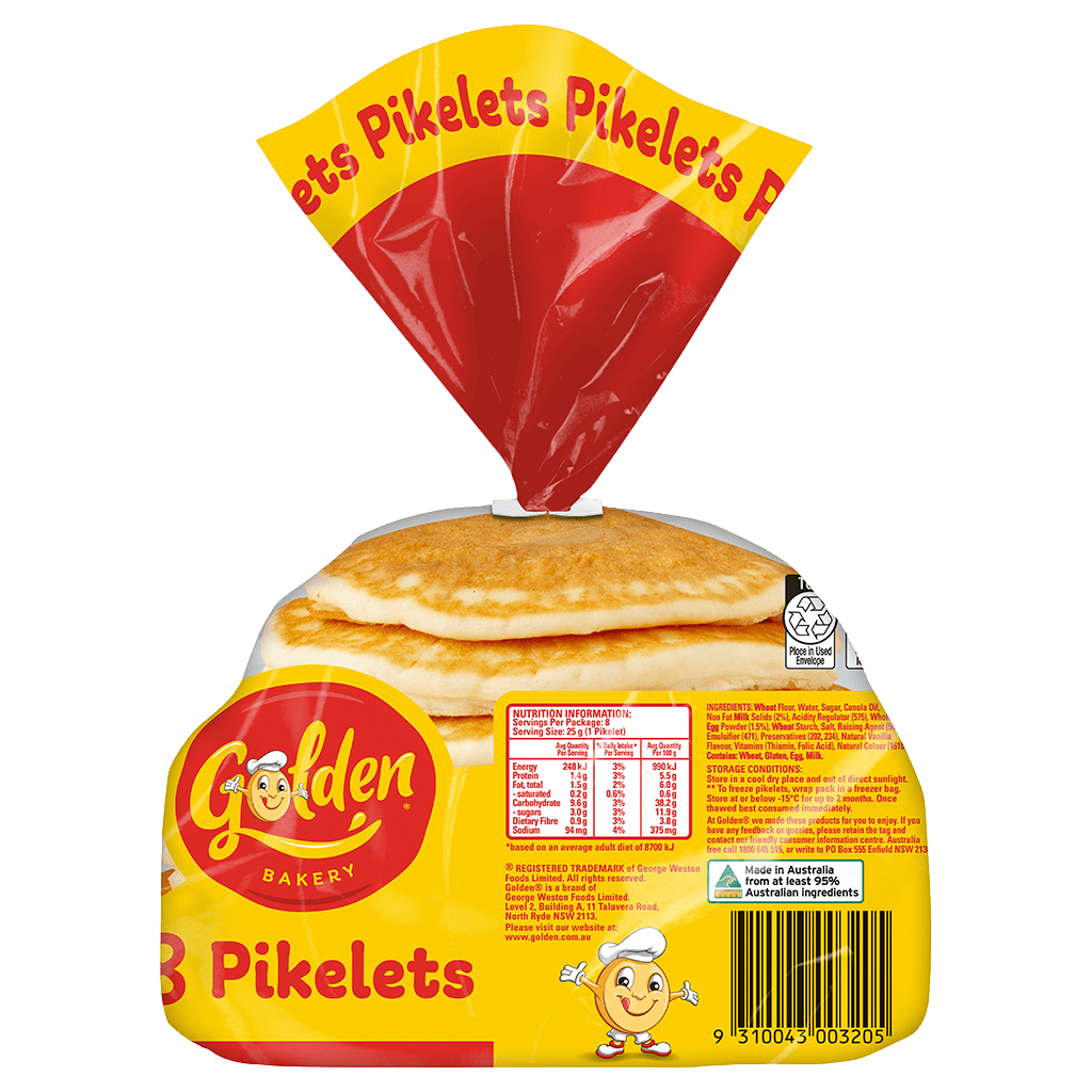 golden-bakery-pikelets-8-pack-rear-200g Golden Bakery Pikelets 8 Pack