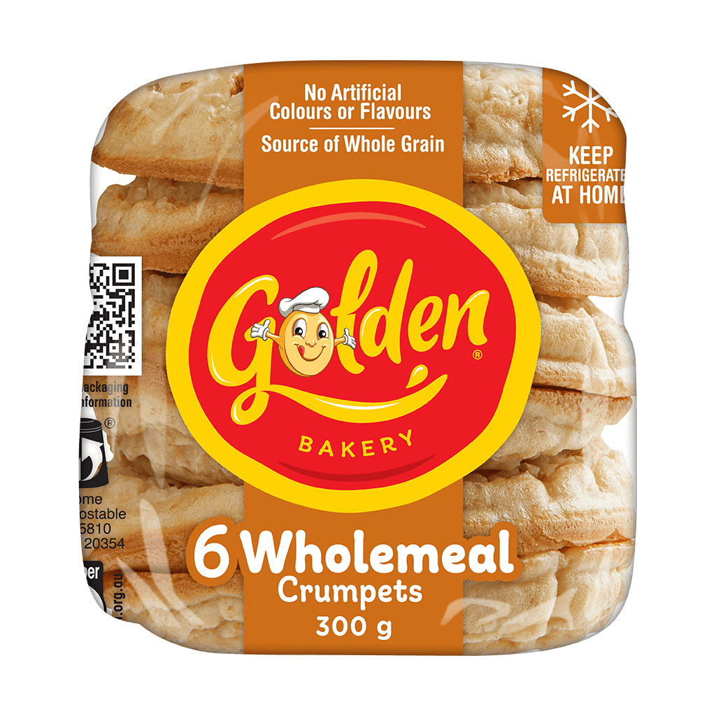 Golden Bakery Wholemeal Crumpet Rounds Golden Bakery Wholemeal Crumpet Rounds